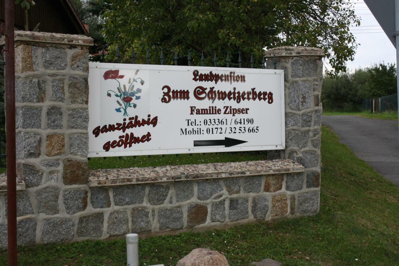 Landpension Zum Schweizerberg Neugrimnitz Екстер'єр фото